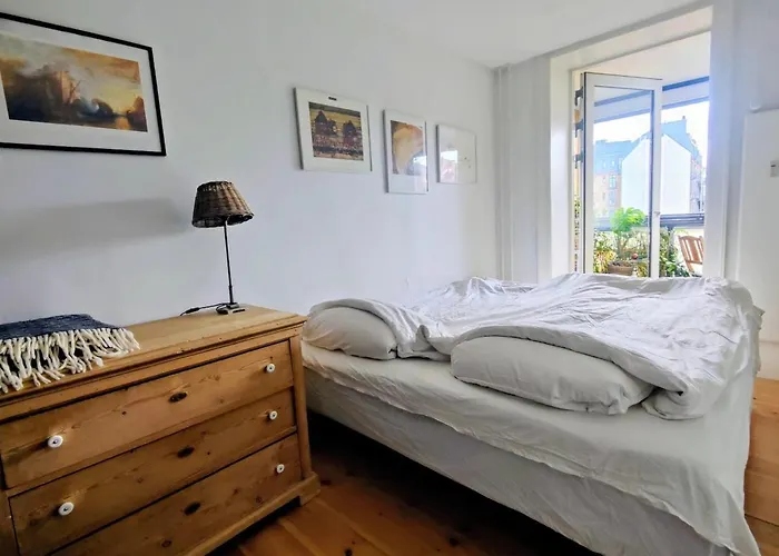 Apartman Bright, Charming With Balcony Koppenhága